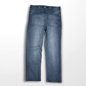 LIVERPOOL The Crop Dark Wash Jean, Womens 6/28